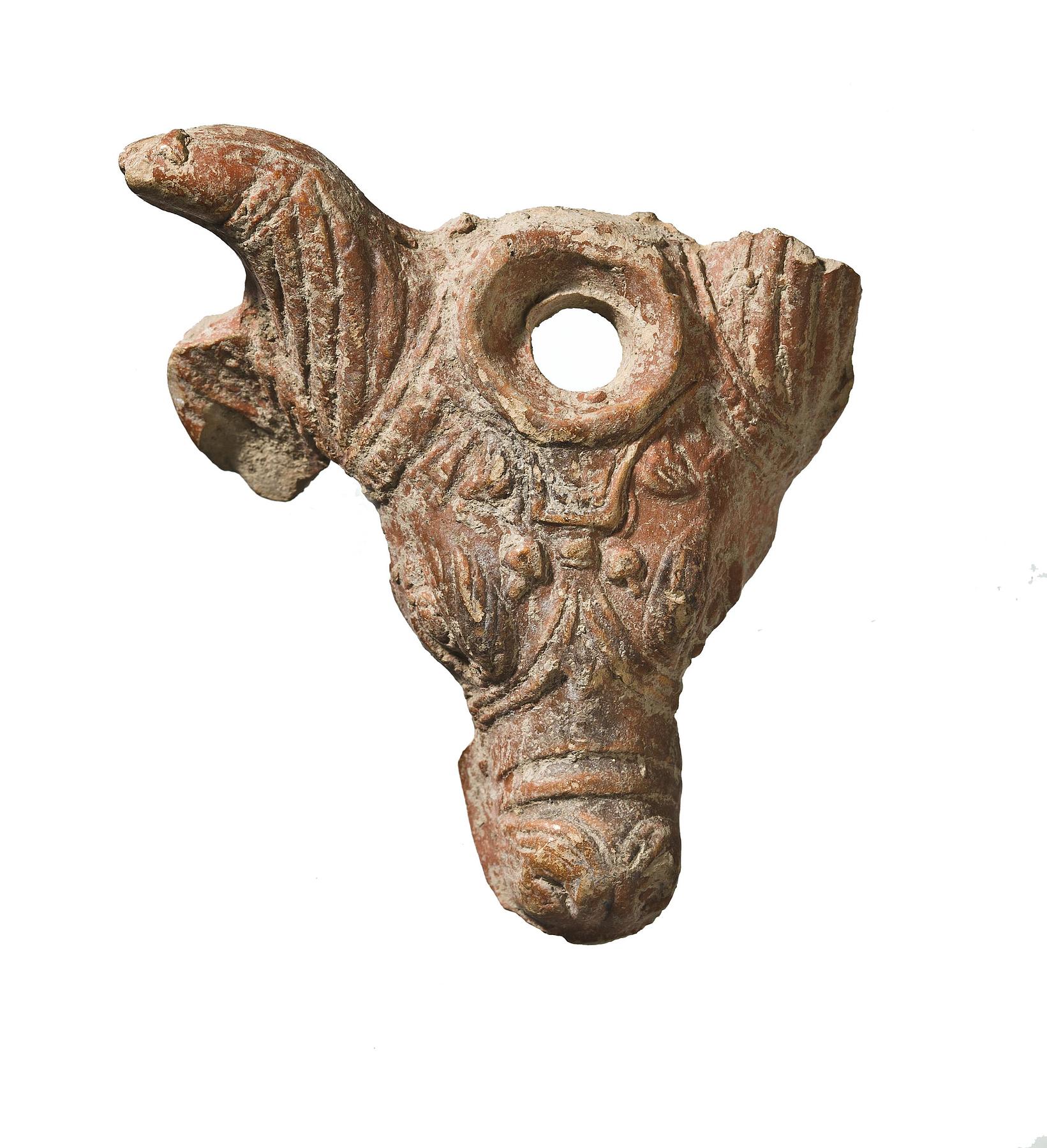 Lamp in the shape of a bull's head, H1243