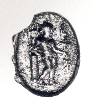 I687 Apollon med laurbærgren, heroldstav og trefod