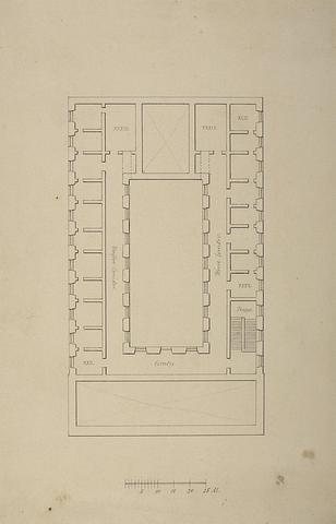 D935 Thorvaldsens Museum, plan af første sal
