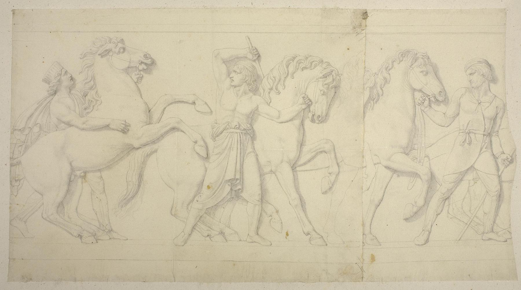 Tre heste fra Persien, D27