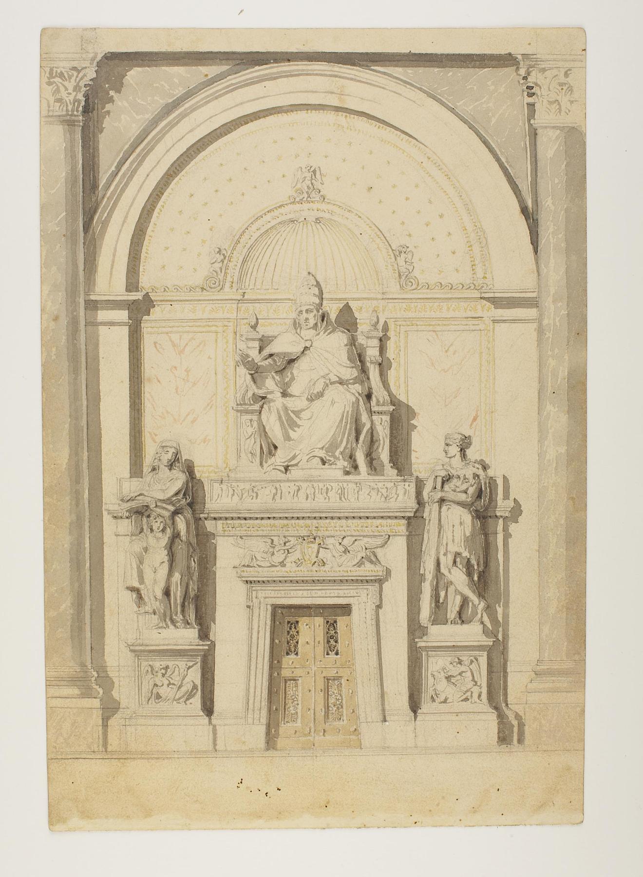 Monument over Pius 7., forslag, D926