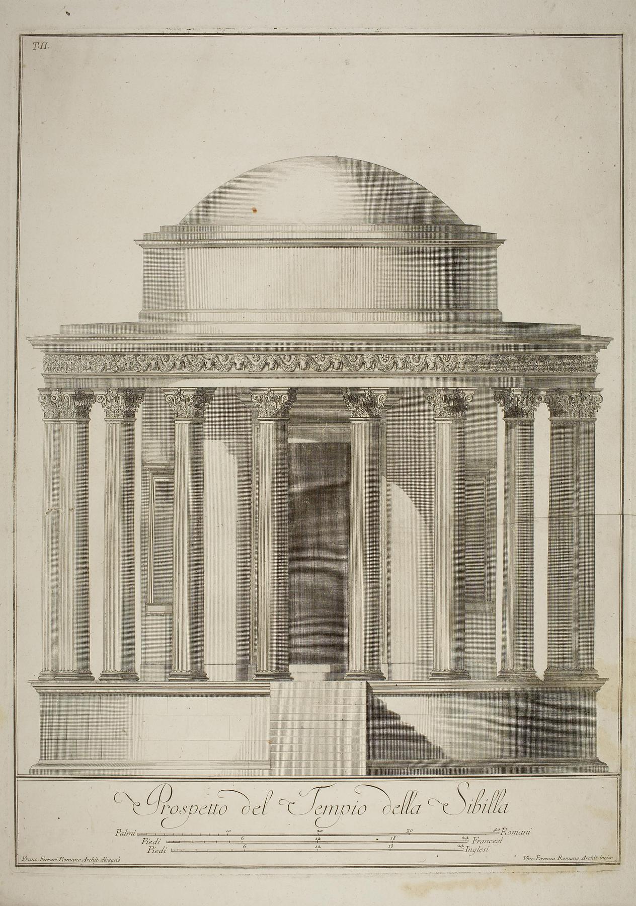 Tempio di Vesta i Tivoli, opstalt, E1444