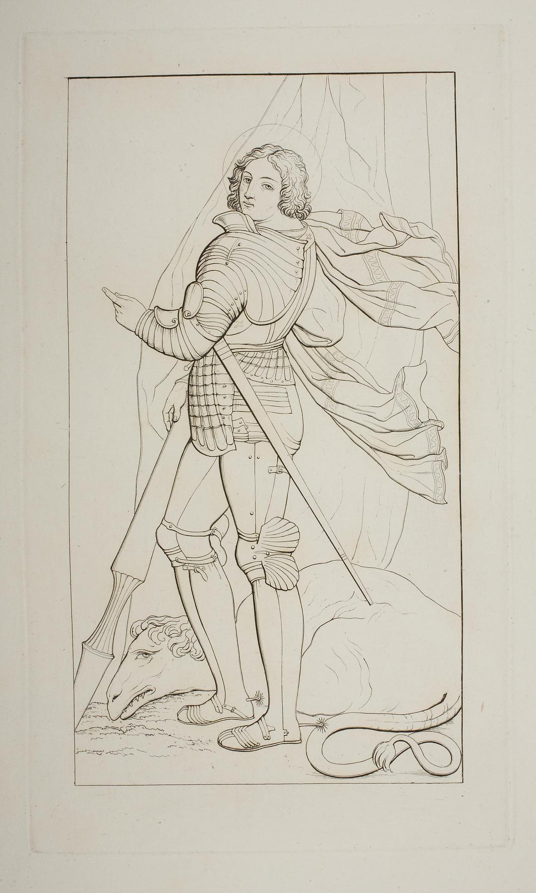 Saint George with the Dragon, E1687
