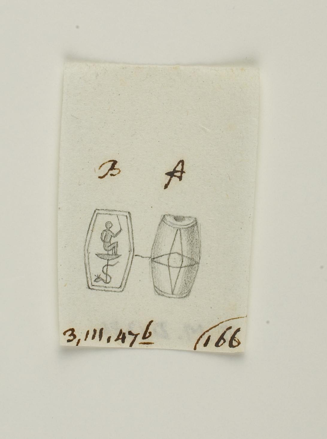 Harpokrates siddende på en papyrusblomst, D1386