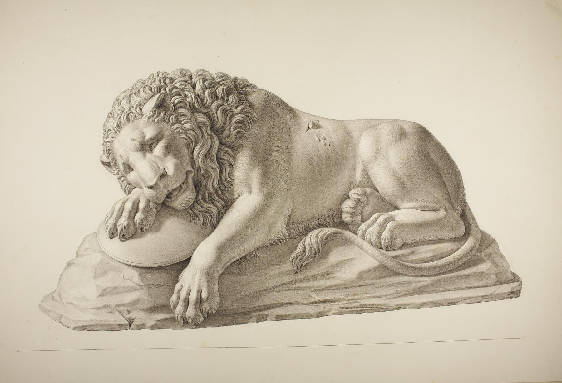 Dying Lion (The Lucerne Lion), D98