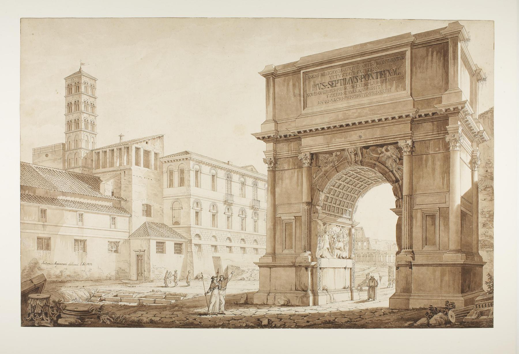 View of the Arch of Titus Restored by Pius VII, D485