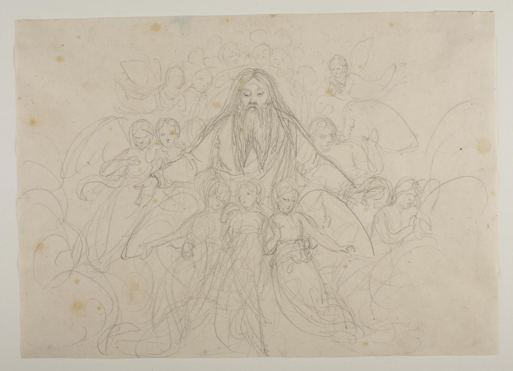 God the Father Surrounded by the Hosts of Angels, C1074
