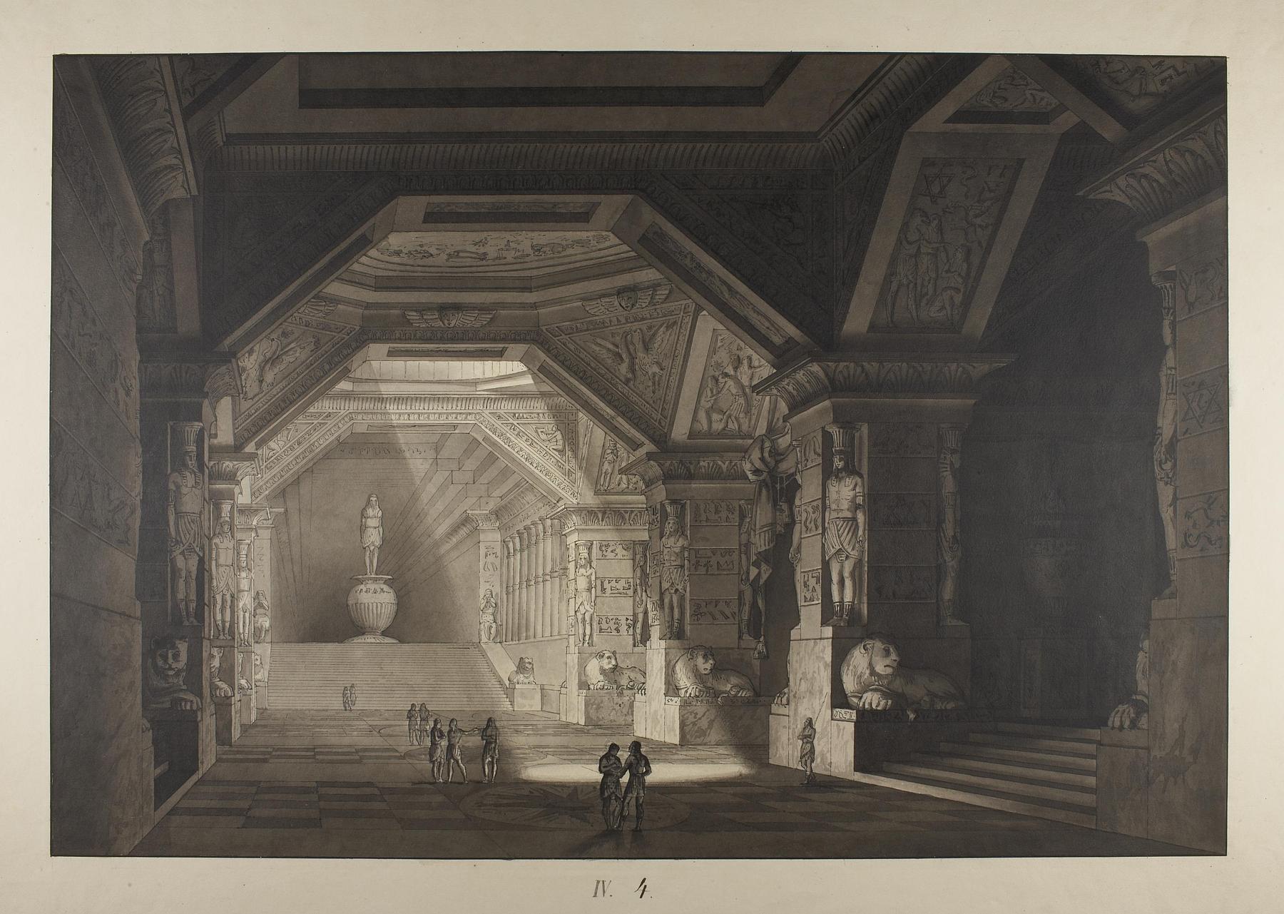 Egyptisk tempel eller mausoleum, D487