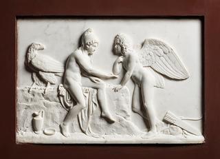 A395 Cupid and Ganymede Play Dice