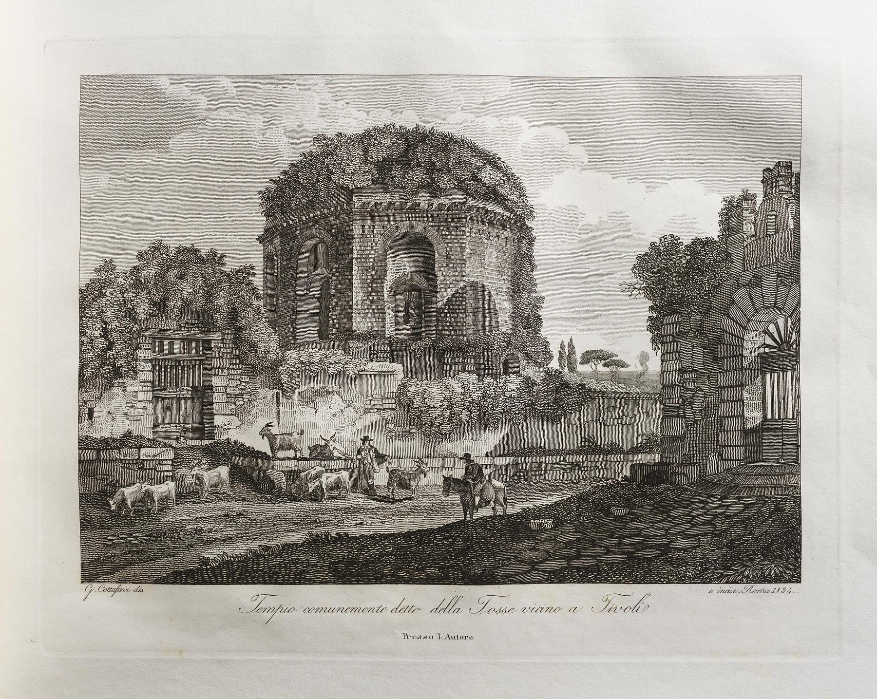 Tempio comunamente detto della Tosse vicino a Tivoli (Tempio della Tosse at Tivoli), E466,5