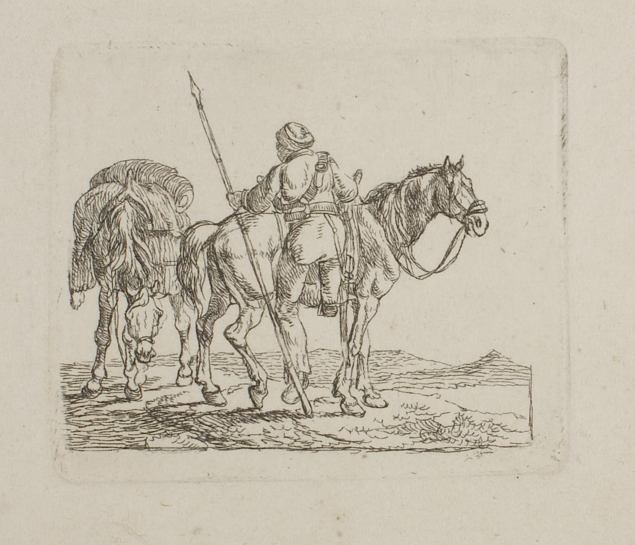 Cossack Climbs his Horse, E568