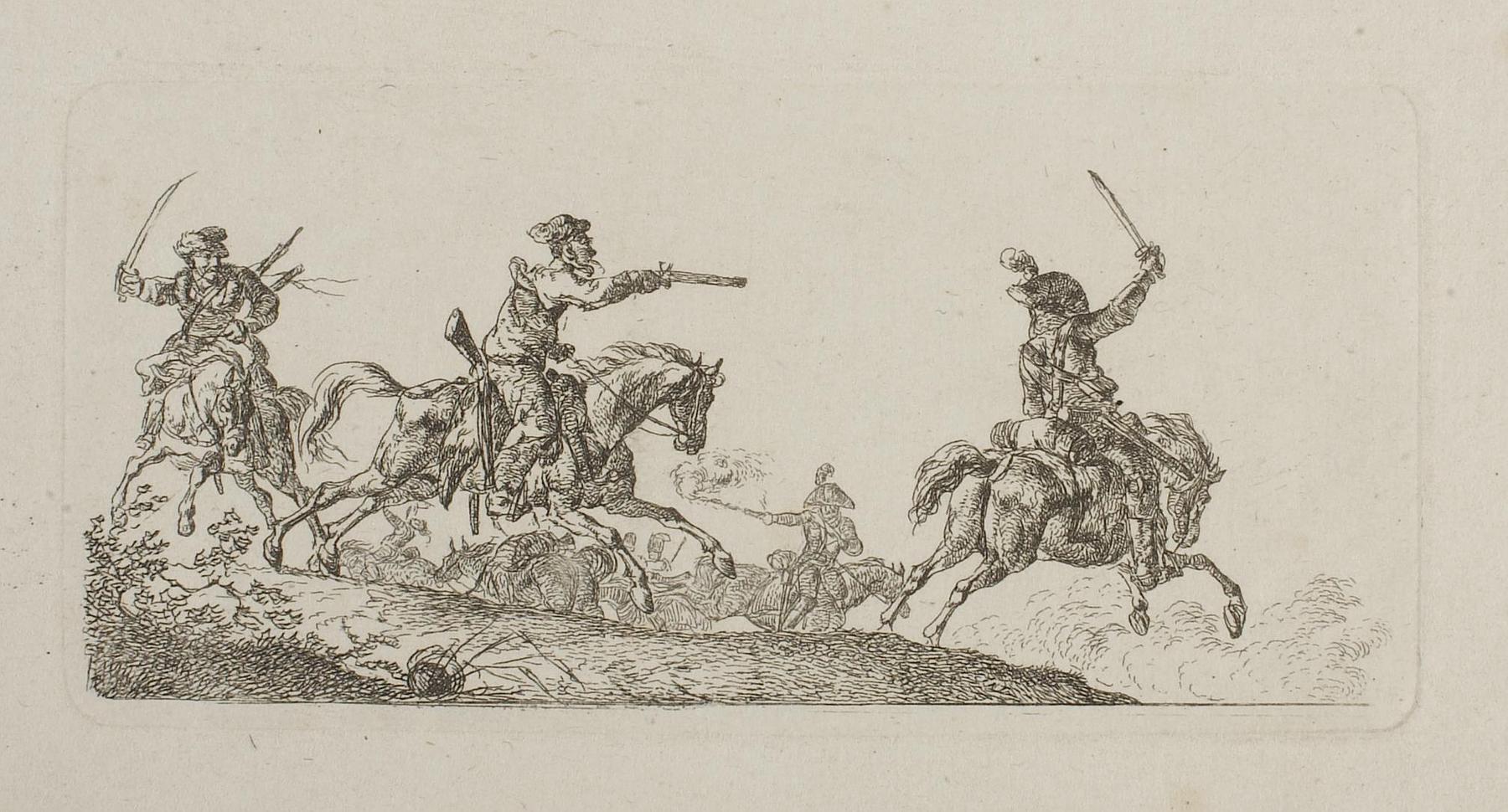 Cossacks and other Riders Fighting, E567