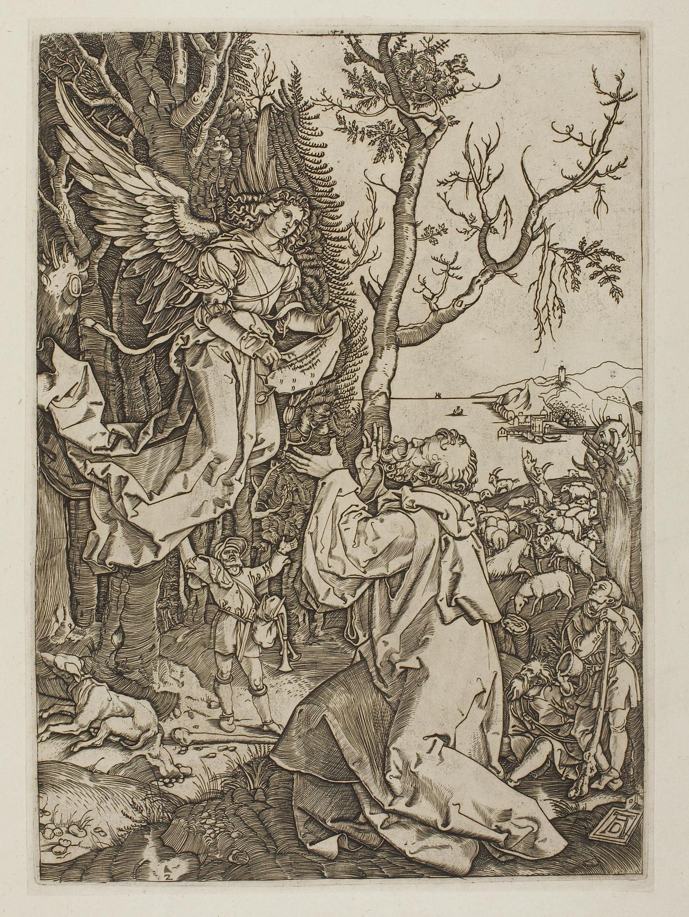 Joachim Being Consoled by an Angel, E242,2