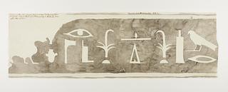 D1171 Hieroglyfindskrift, andet brudstykke fra forside