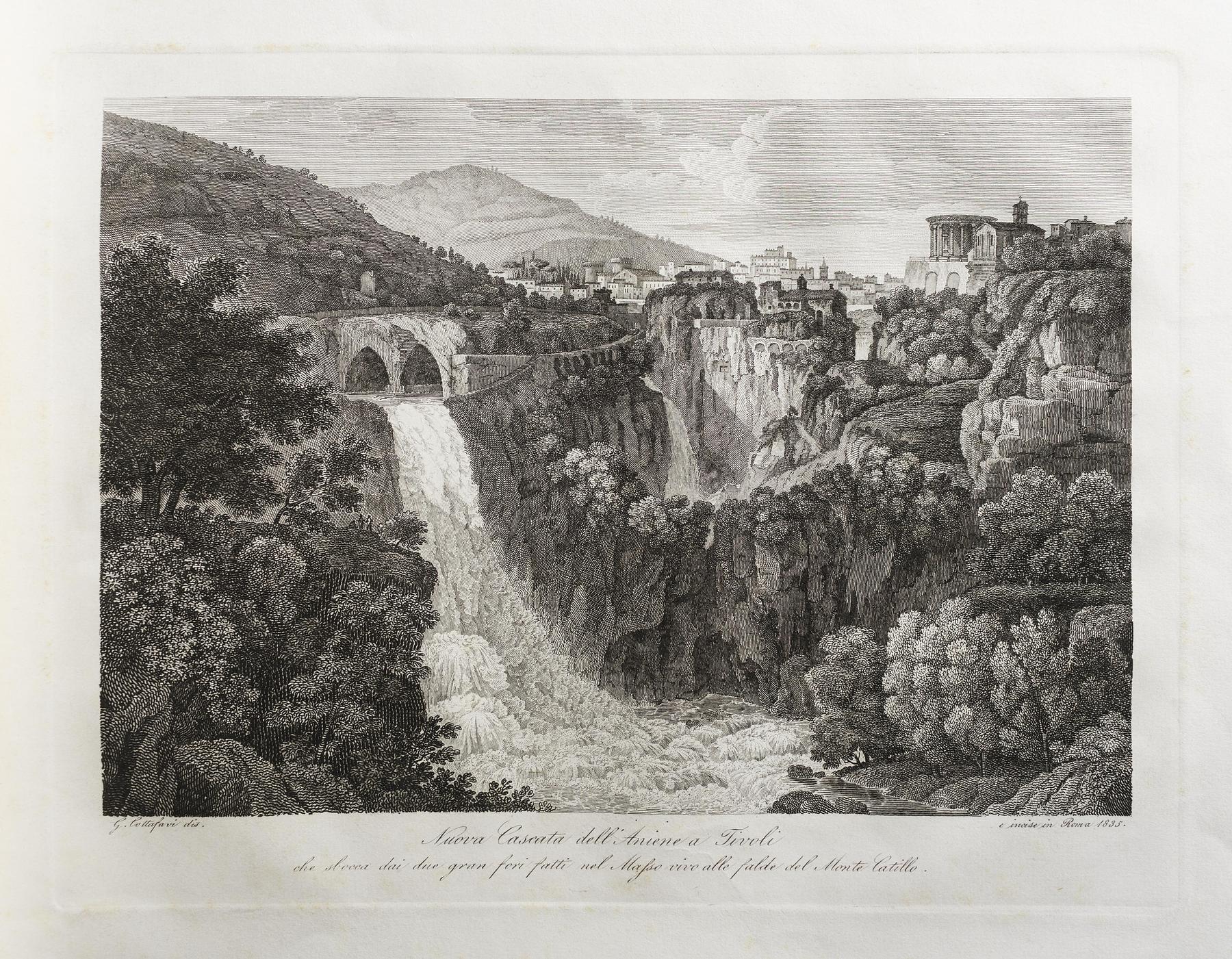 The New Waterfall of the Aniene River at Tivoli, E466,9