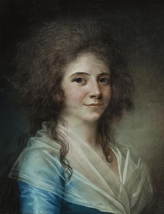 B315 Portræt af hofdame frøken Wilhelmine Bertouch