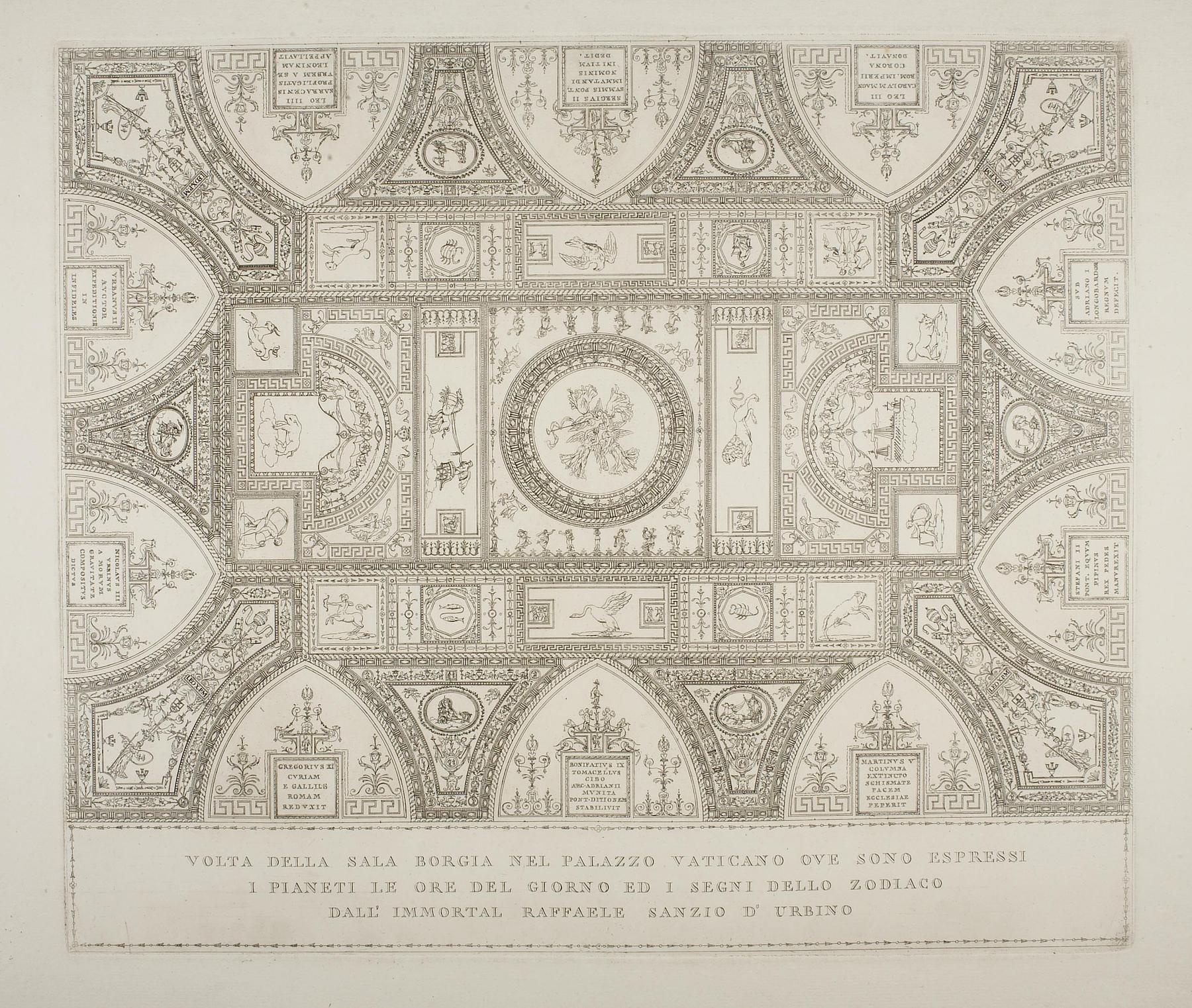 Ceiling Decoration in Sala Borgia, E2177