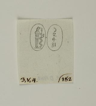 D1402 Anubis. Inscription