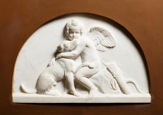 A396 Cupid and a Dog
