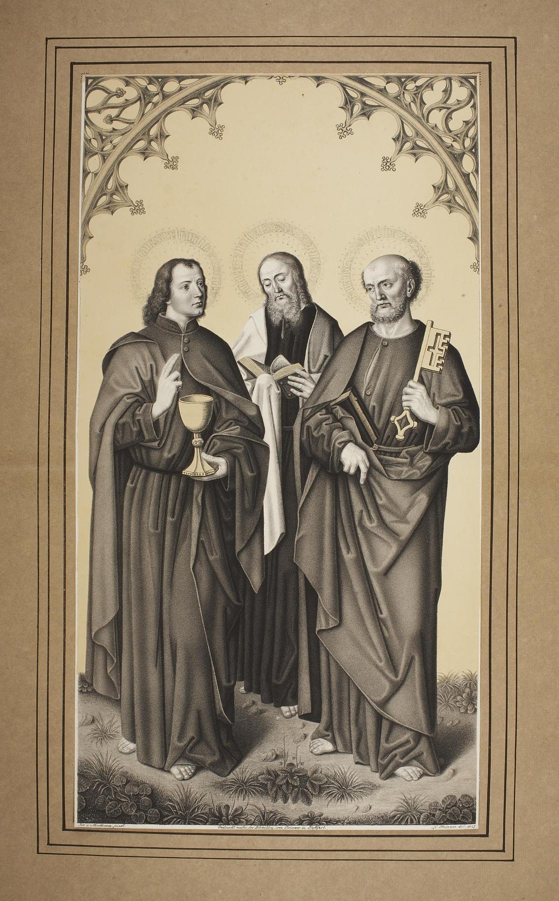 Johannes, Matthæus og Peter, E1256
