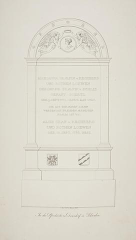 E2196 Sepulchral Monument to Countess Marianna og Count Alois of Rechberg and Rothen Loewen