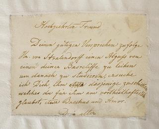 C736v Letter from Franz Riepenhausen