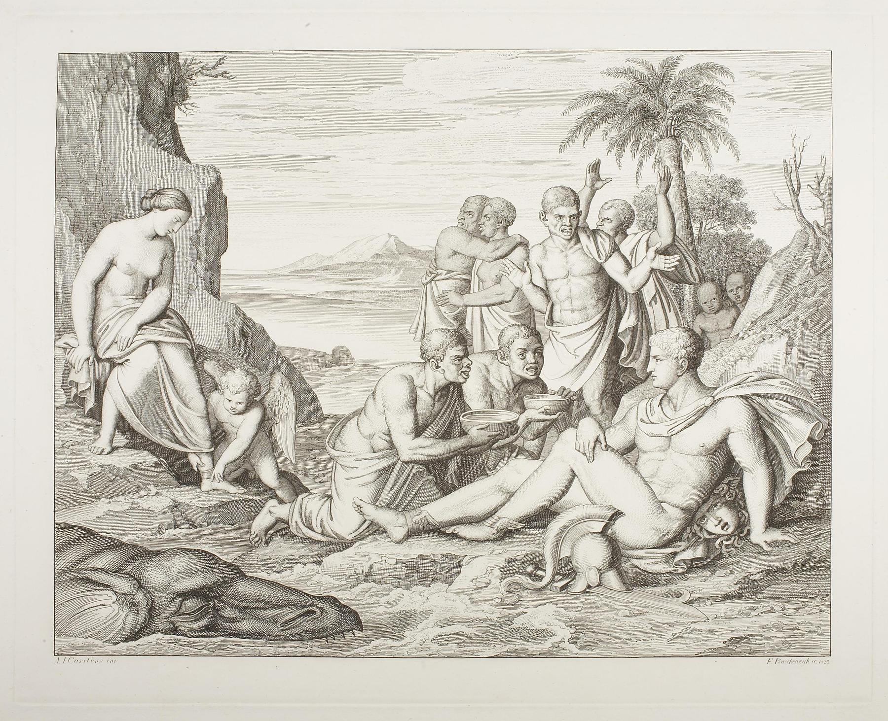 Perseus and Andromeda among the Ethiopians, E1031