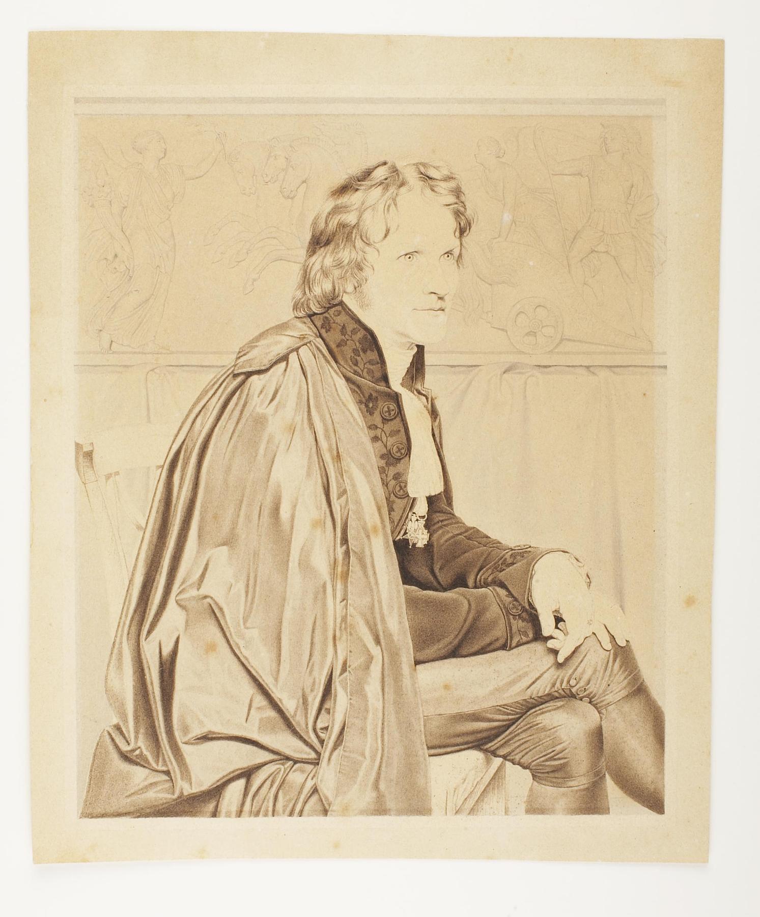 Portræt af Thorvaldsen i San Luca Akademiets dragt, D1746