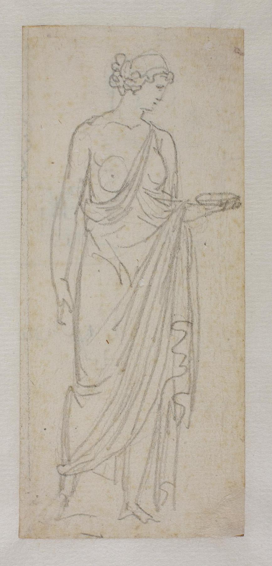 Statue of a female figure, C894r
