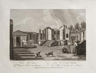 E333,9 Det indre af Isis templet i Pompeji