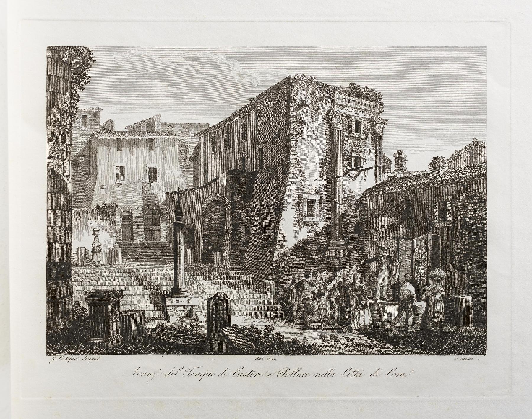 Ruinerne af Castor og Pollux-templet i Cora, E467,7