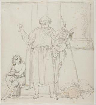 C1097 Homer with His Lyre