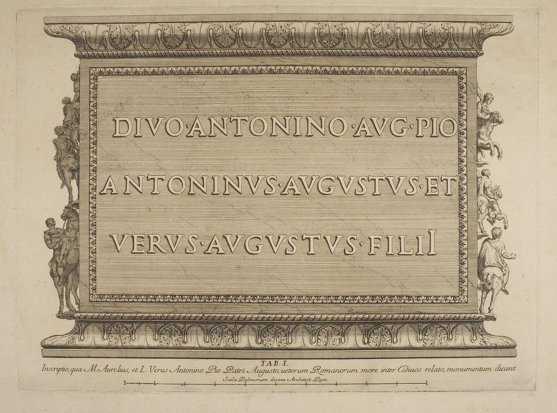 Indskrift fra Marcus Aurelius søjlens base, E1480