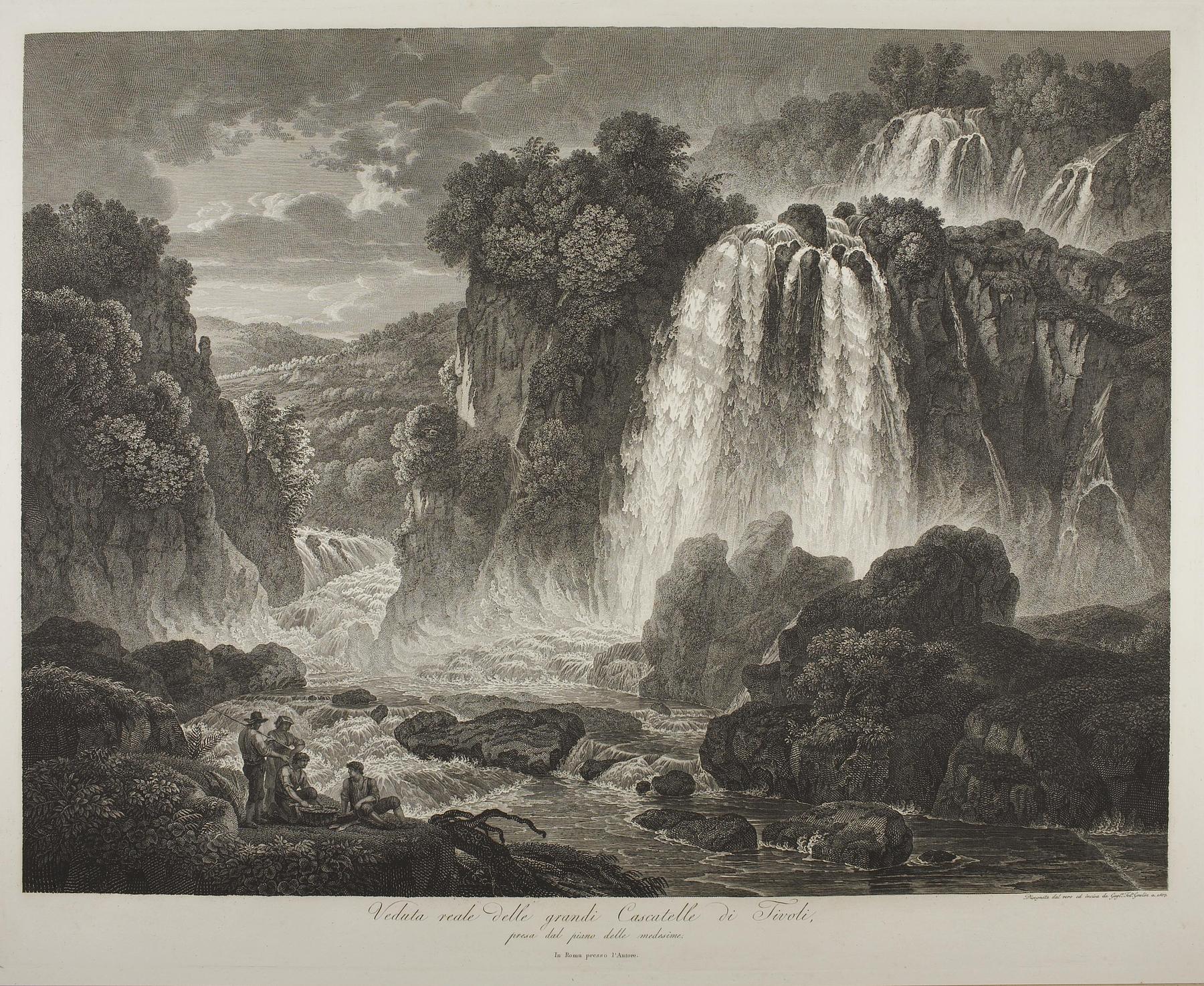 View of the Grand Waterfalls at Tivoli, E588