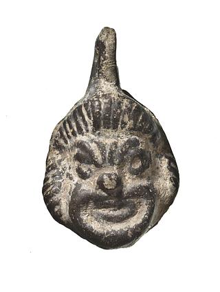H1276 Lamp lid with a silenus mask