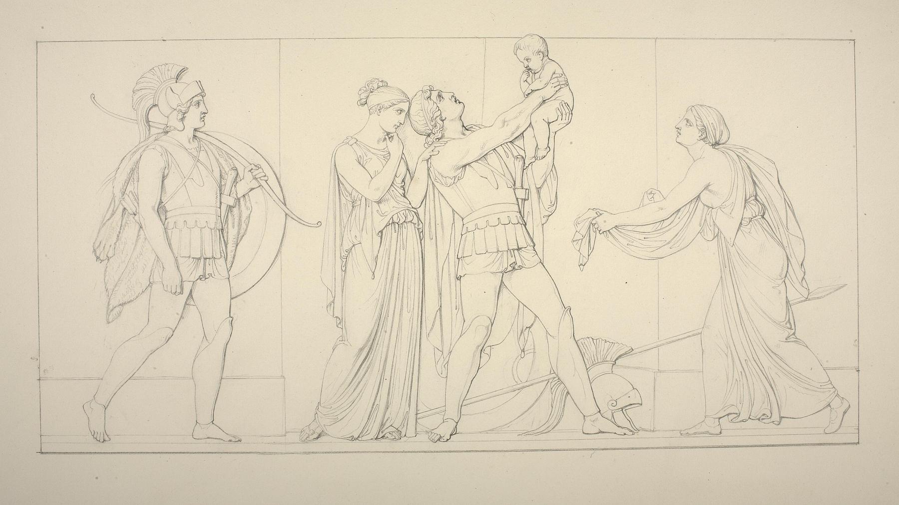 Hector Taking Leave of Andromache, D296