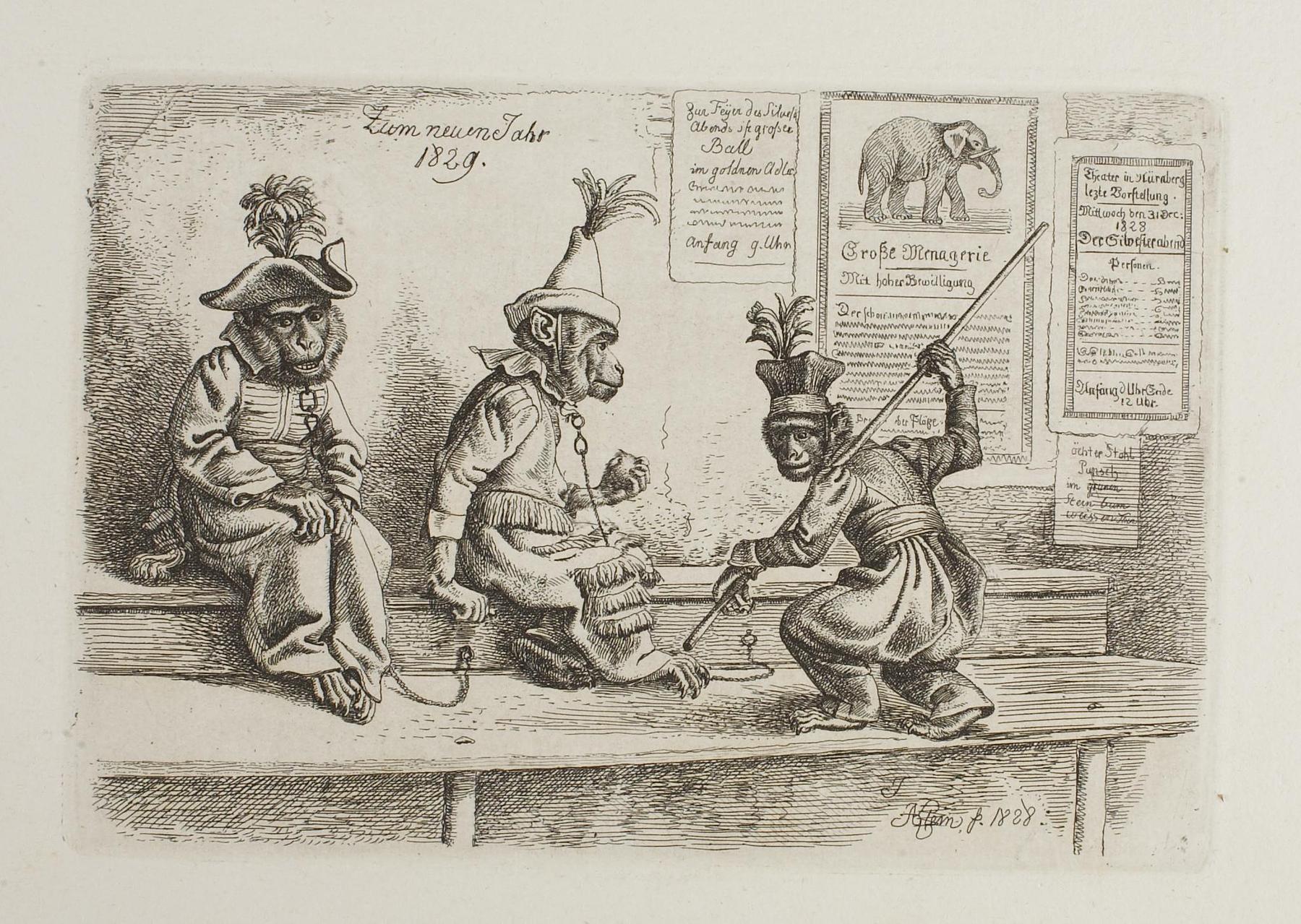 Zum neuen Jahr 1829. Aber, E745