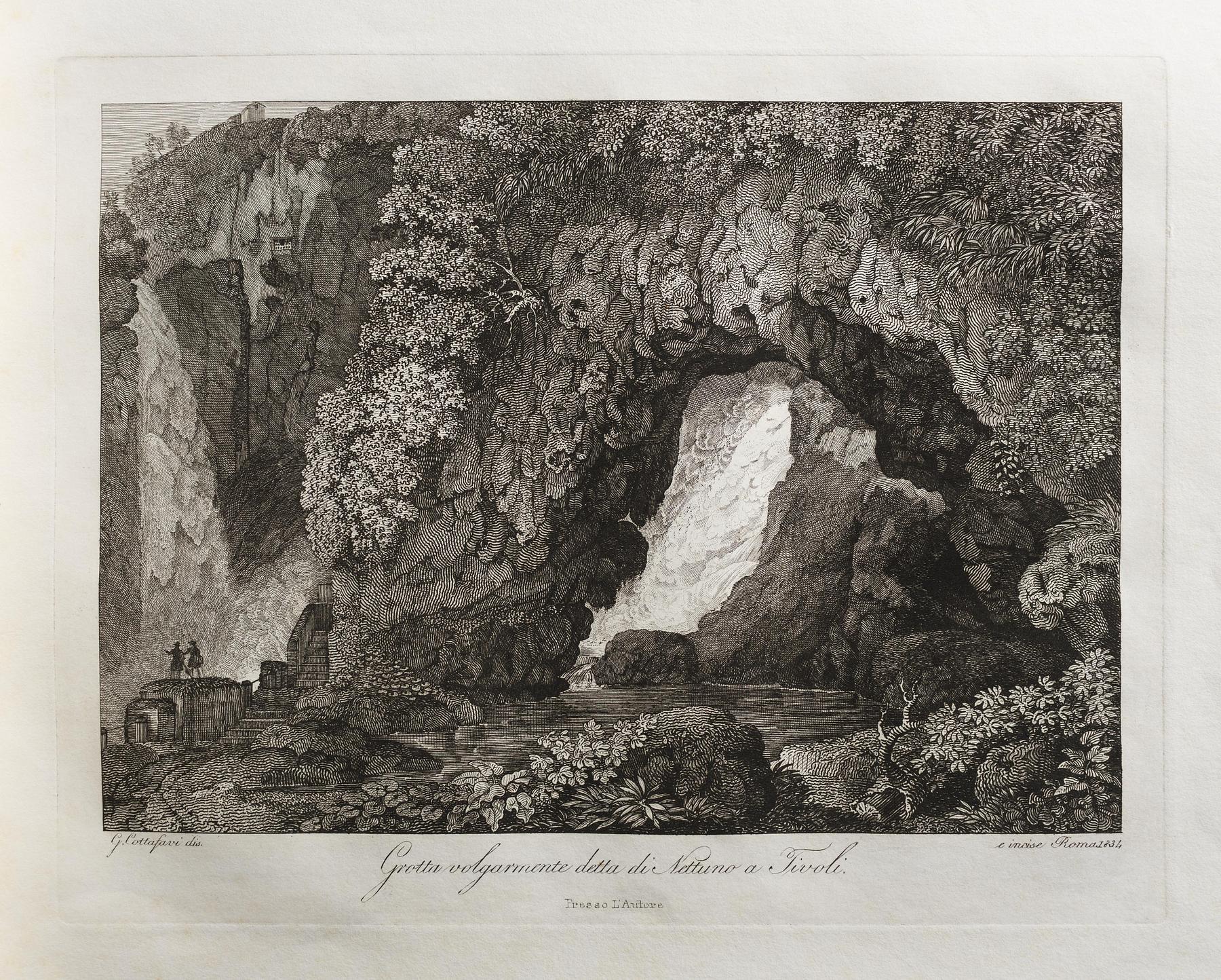 Hulen kendt som Grotta di Nettuno i Tivoli, E466,4
