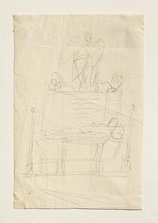 C188cr Sepulchral monument possibly for General Stanisław Mokronowski