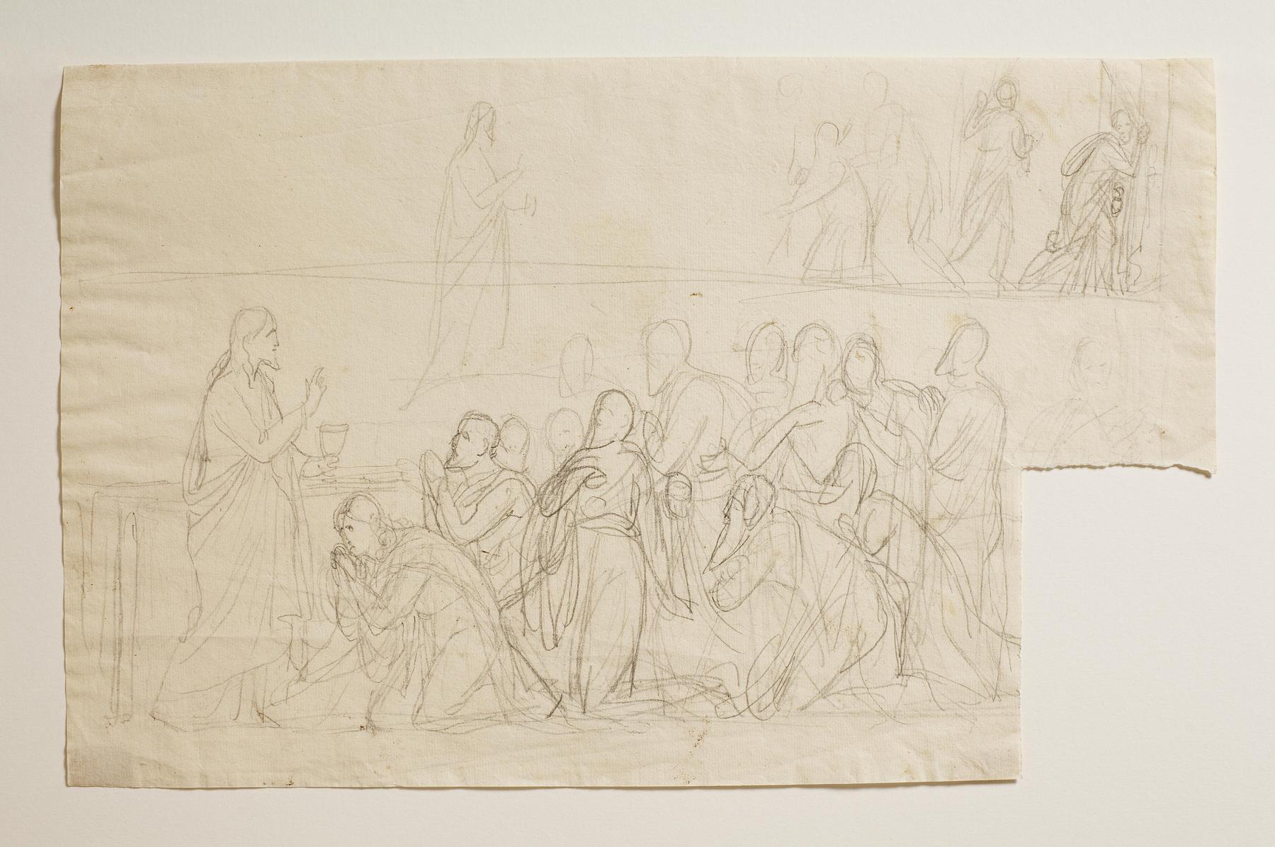 Den hellige nadver indstiftes, C217r