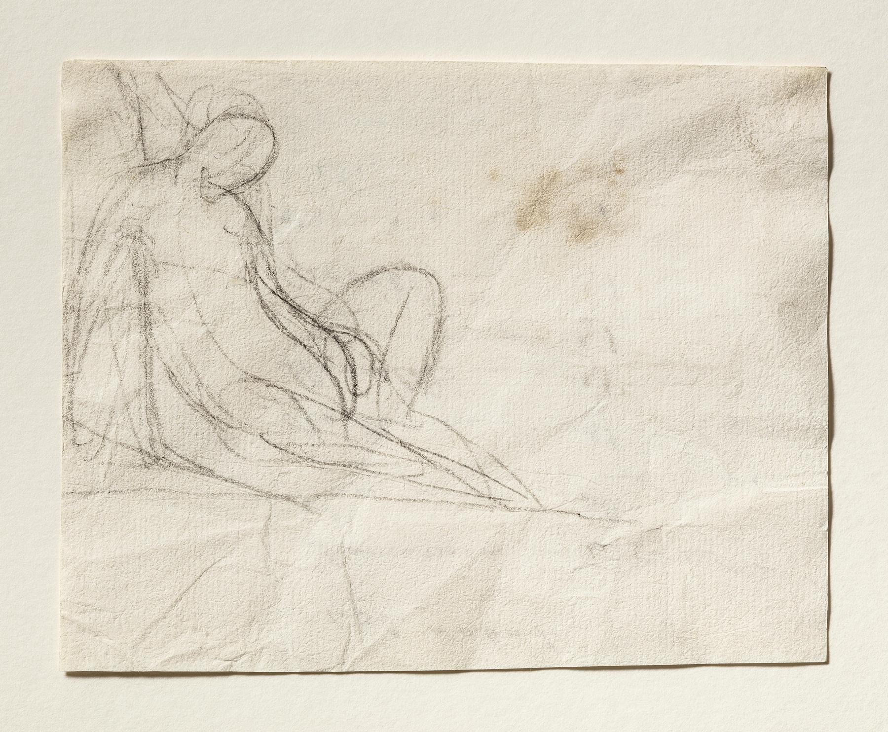 Fallen warrior, fragment of Victoria Garlands a Fallen Warrior, C105r