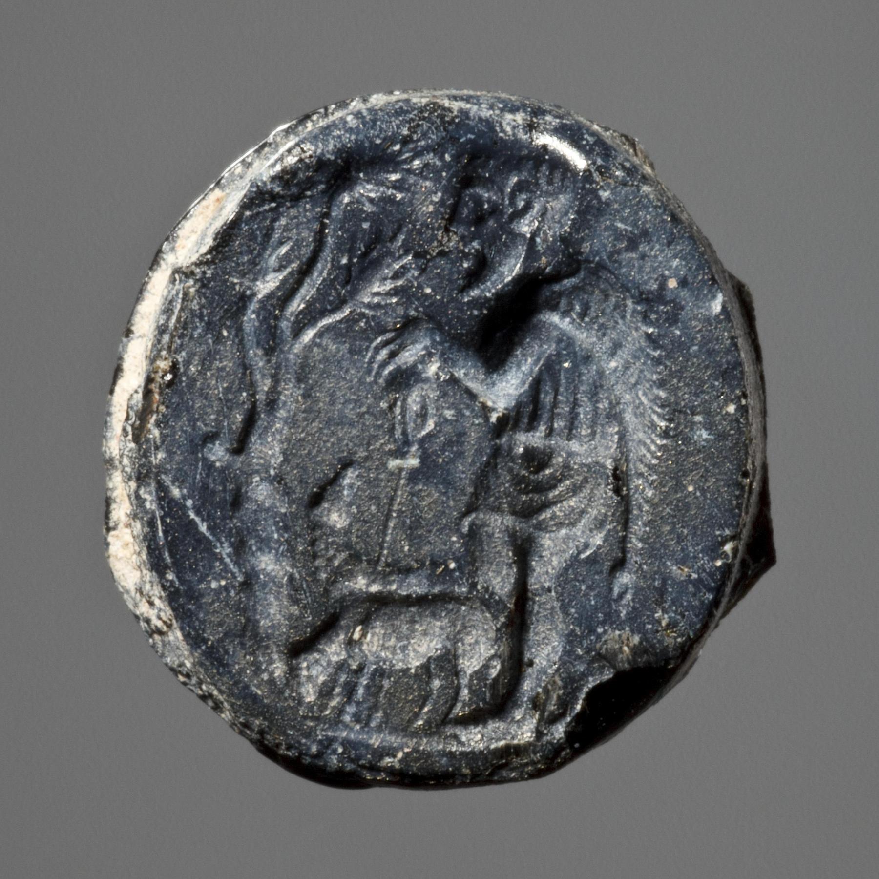 Hyrde med to får, I1143