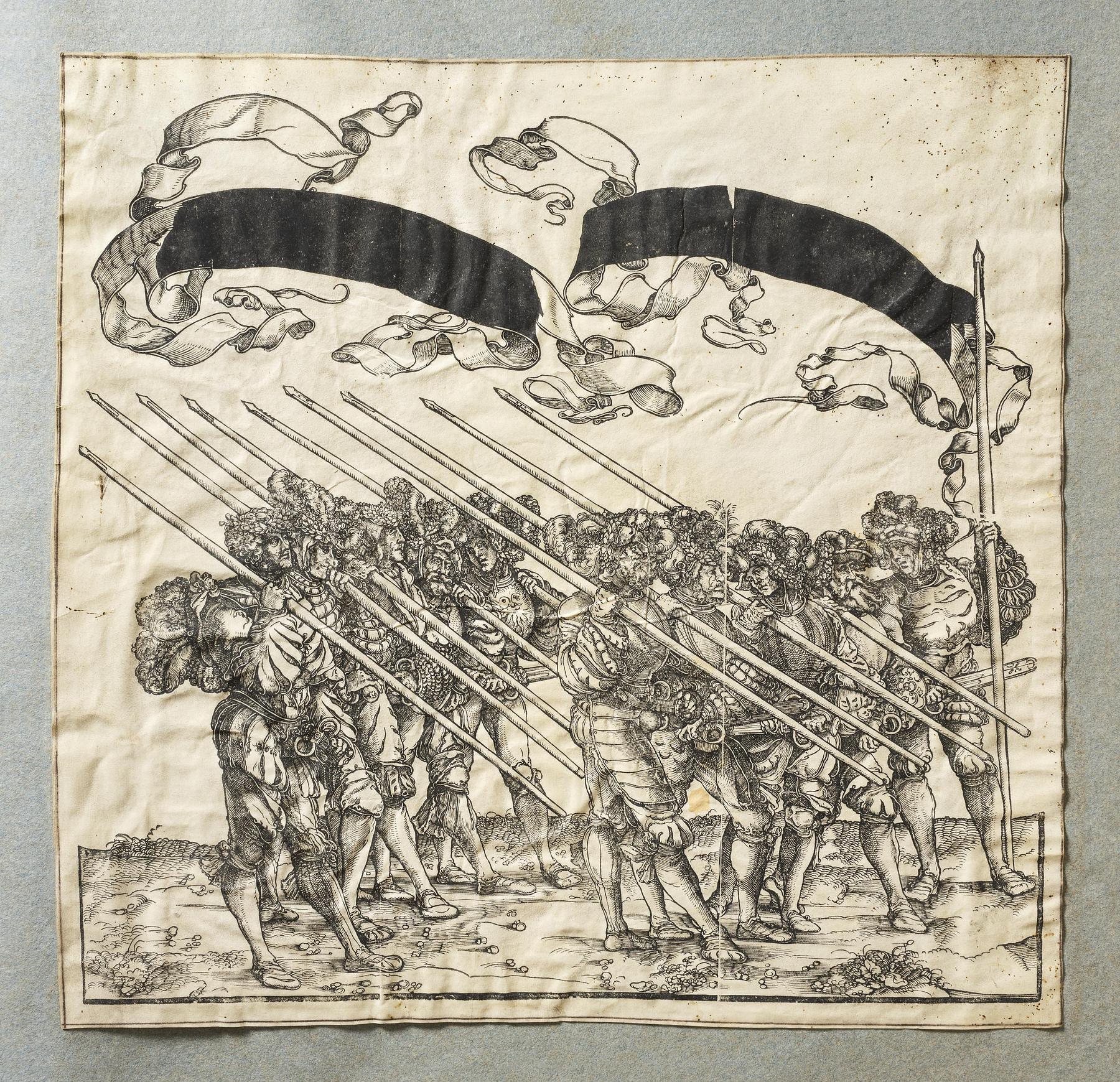 Opmarcherede landsknægte, E221