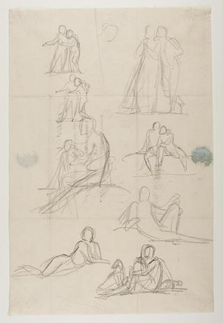 C249 To børn. En far med sin søn. En mor med sin søn. En hyrde. En liggende dreng