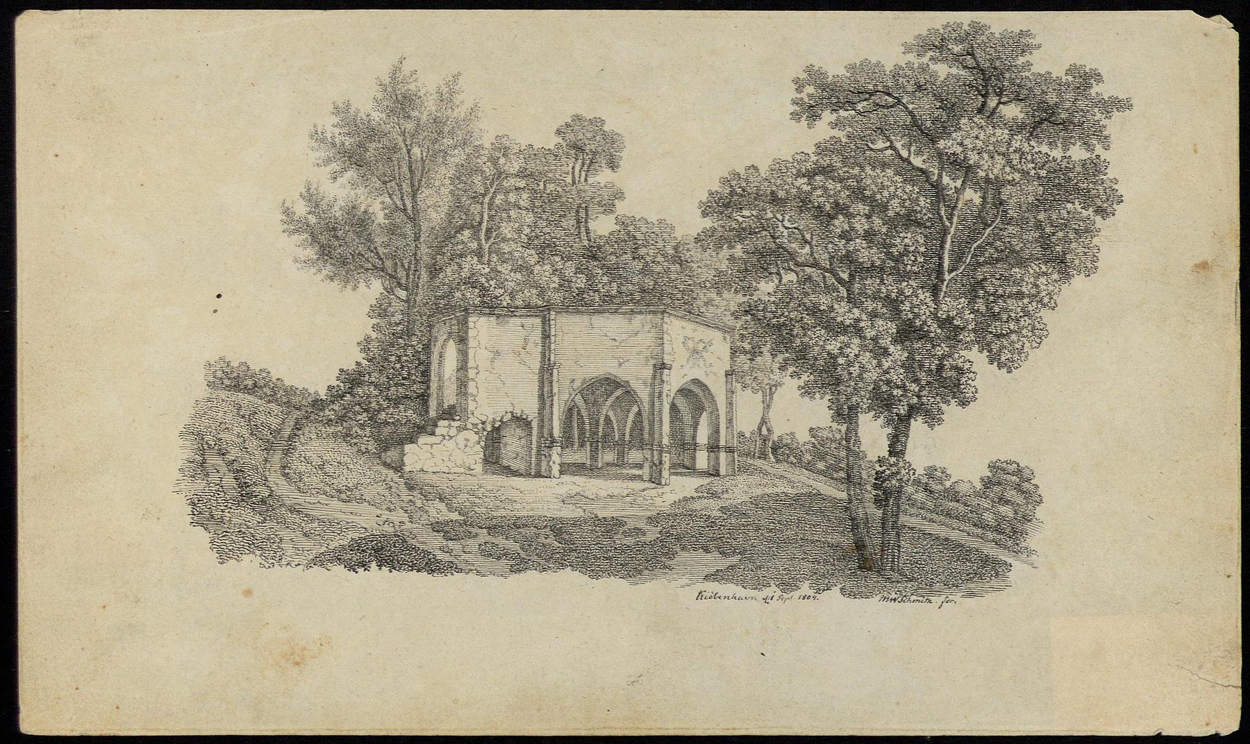 Landscape with ruin, N261,11