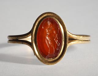 I426 Pan med hyrdestav og gedeskind