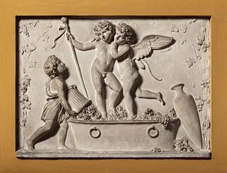 A413 Cupid and Bacchus Stomp Grapes, Autumn
