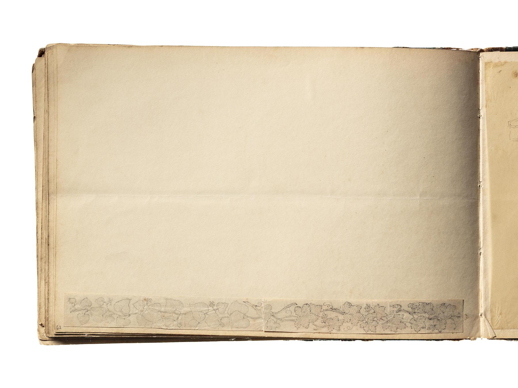 Efeuranke og vinranke, D1827,62
