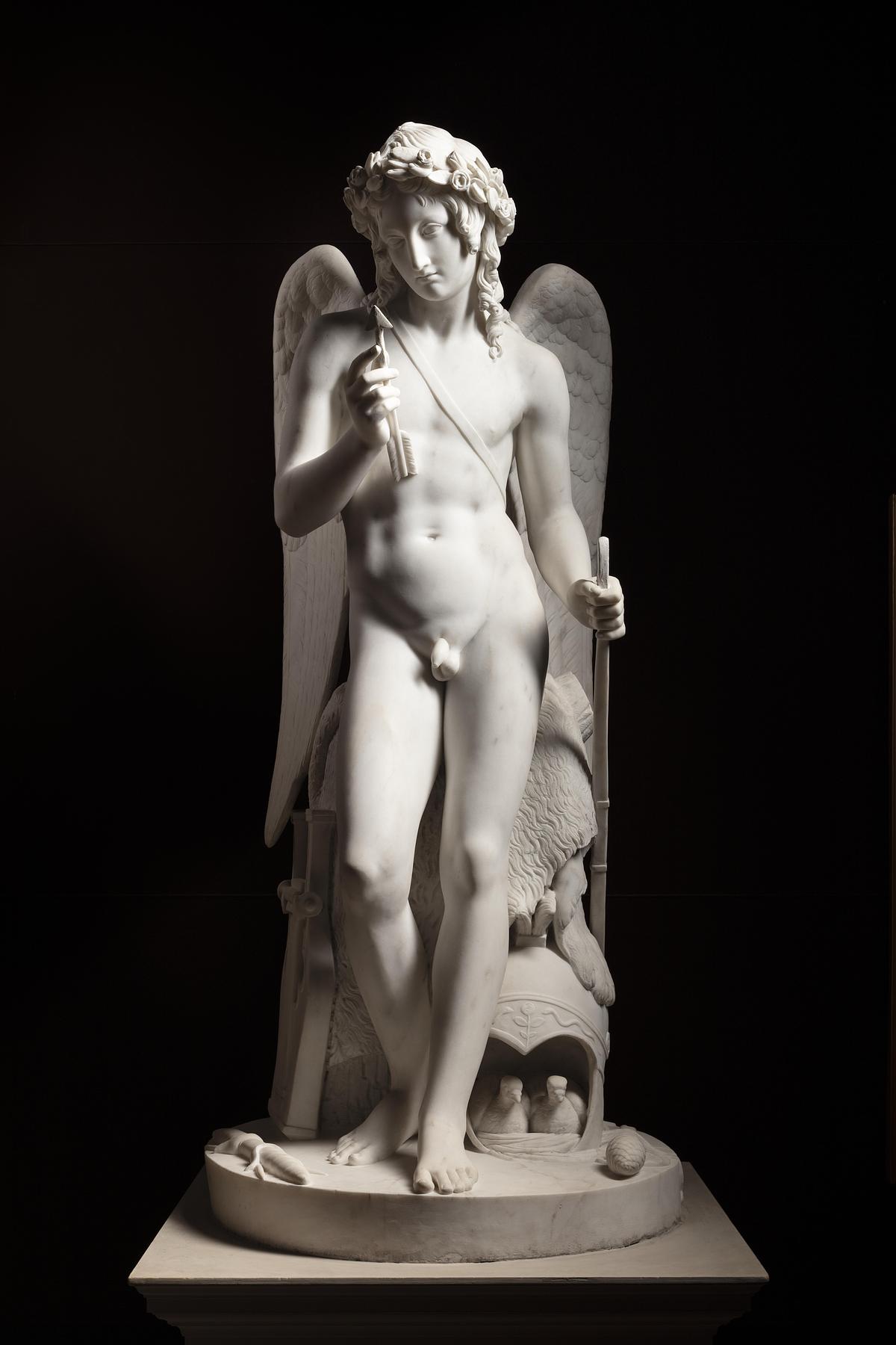 Cupid Triumphant, Examining His Arrow, A23