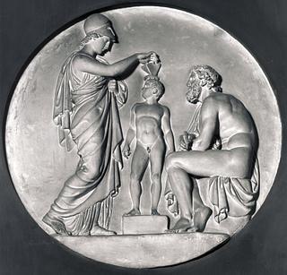 A319 Minerva Adds a Soul to the Human Being Created by Prometheus